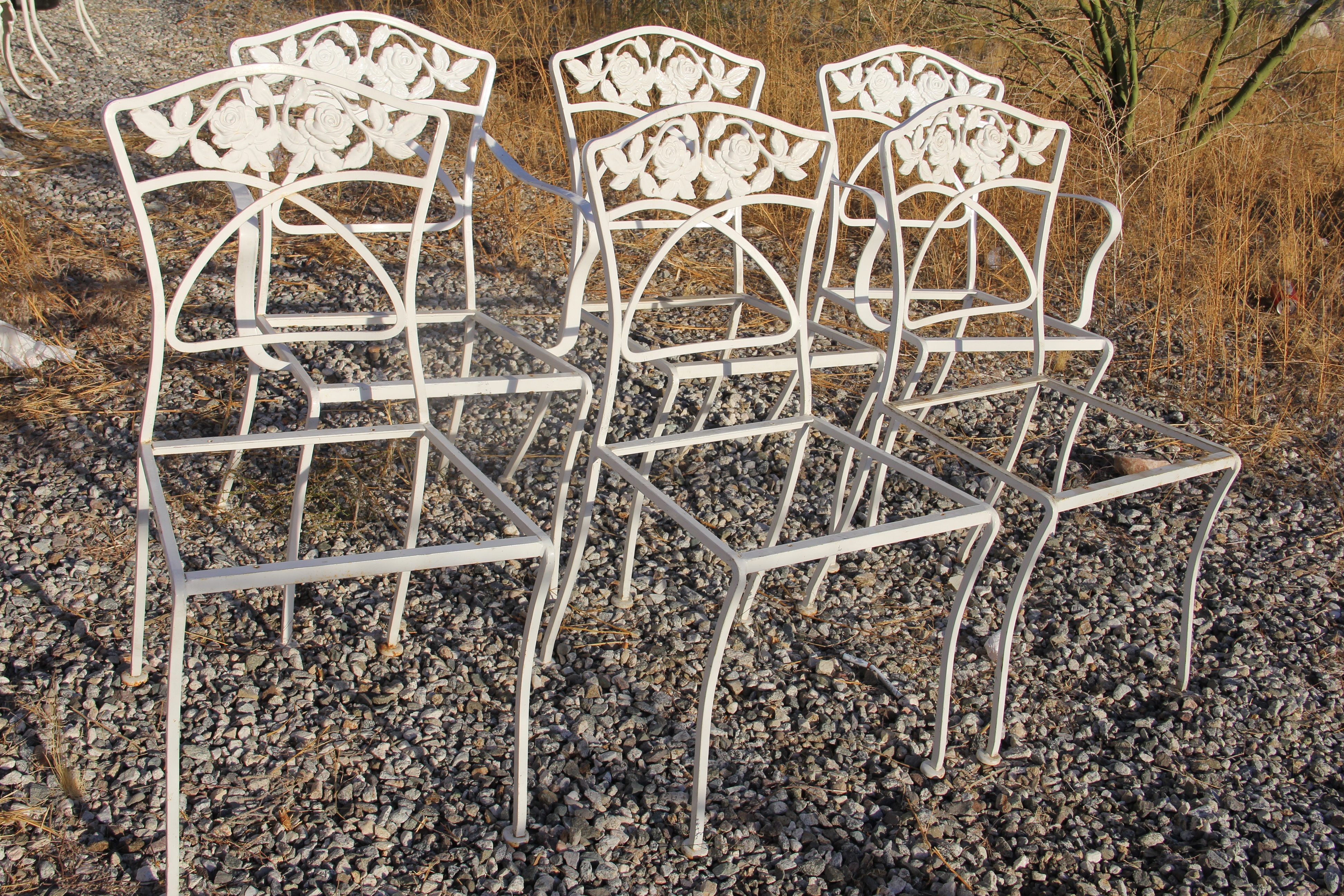 Set of Wrought Iron Outdoor Chairs EBTH